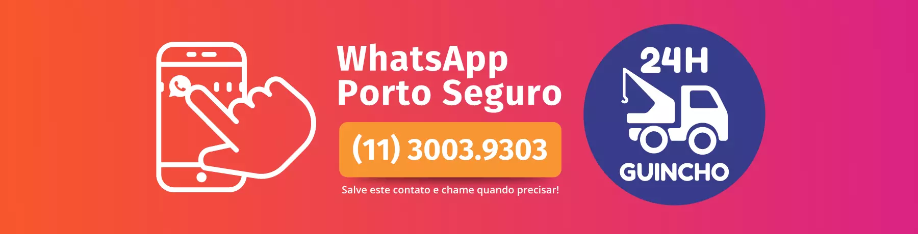 WhatsApp da Porto Seguro (11) 3003.9303